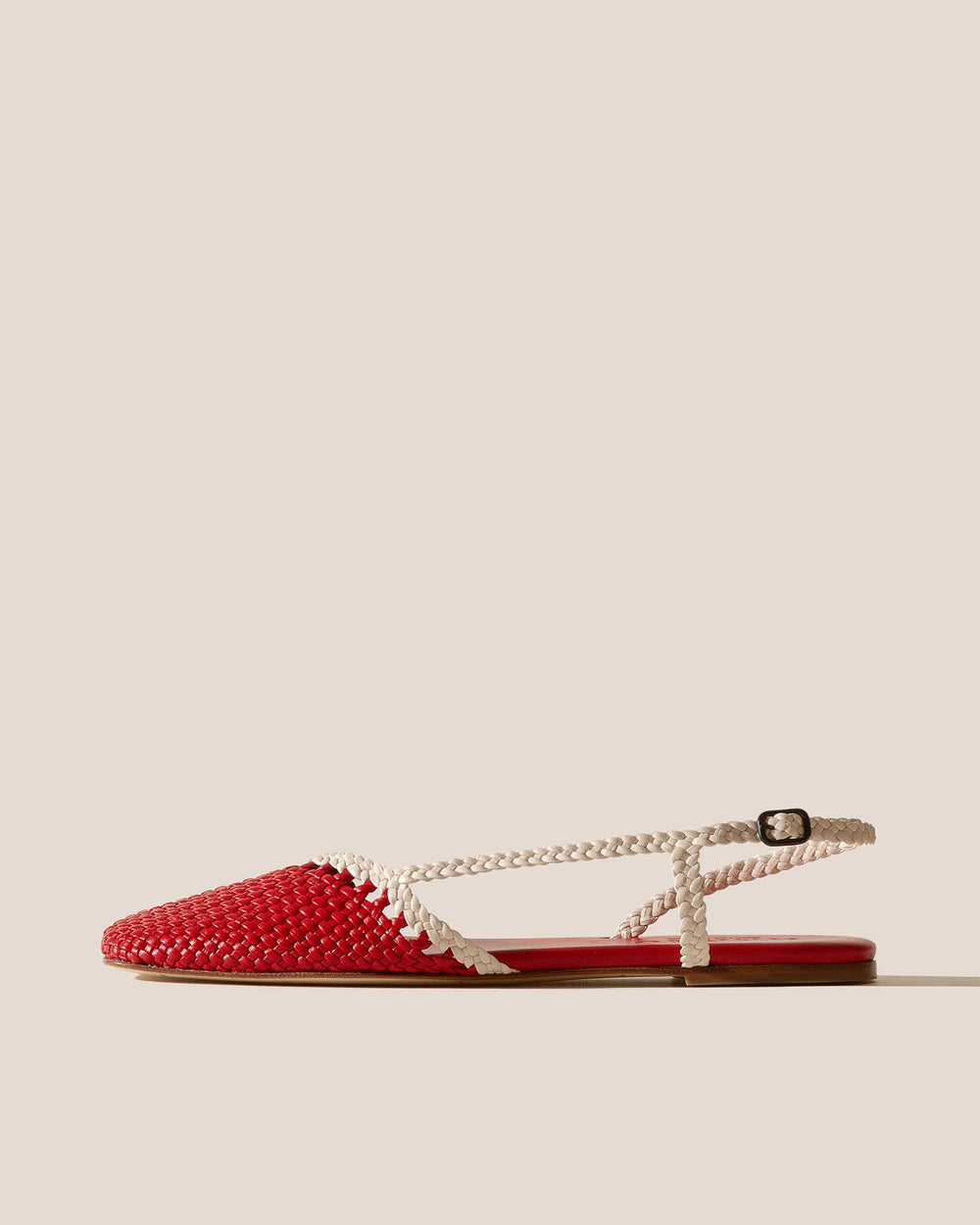 RONDAIA - Woven Asymmetrical Sandal | Hereu for sale