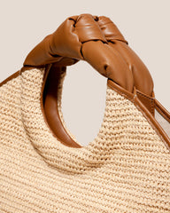 CASTELL RAFFIA - Knotted-handle Tote Bag | Hereu US