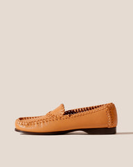 SASTRE SUPPLE SHINY - Braided Seam Slip-On Loafer | Hereu near me