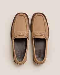 BORADA BORDON NUBUCK - Slip-on Moc Toe Loafer | Hereu for sale