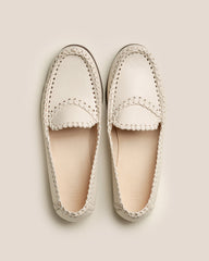 SASTRE SUPPLE SHINY - Braided Seam Slip-On Loafer | Hereu for sale