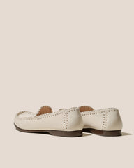 SASTRE SUPPLE SHINY - Braided Seam Slip-On Loafer | Hereu for sale