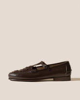 MAQUEDA - Interwoven T-Bar Loafer | Hereu online