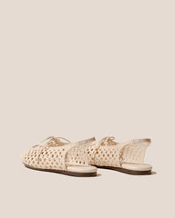 SARDANA - Lace-up Woven Slingback Sandal | Hereu discount