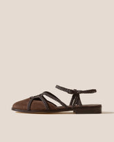 RANYA - Woven Round-Toe Sandal | Hereu outlet