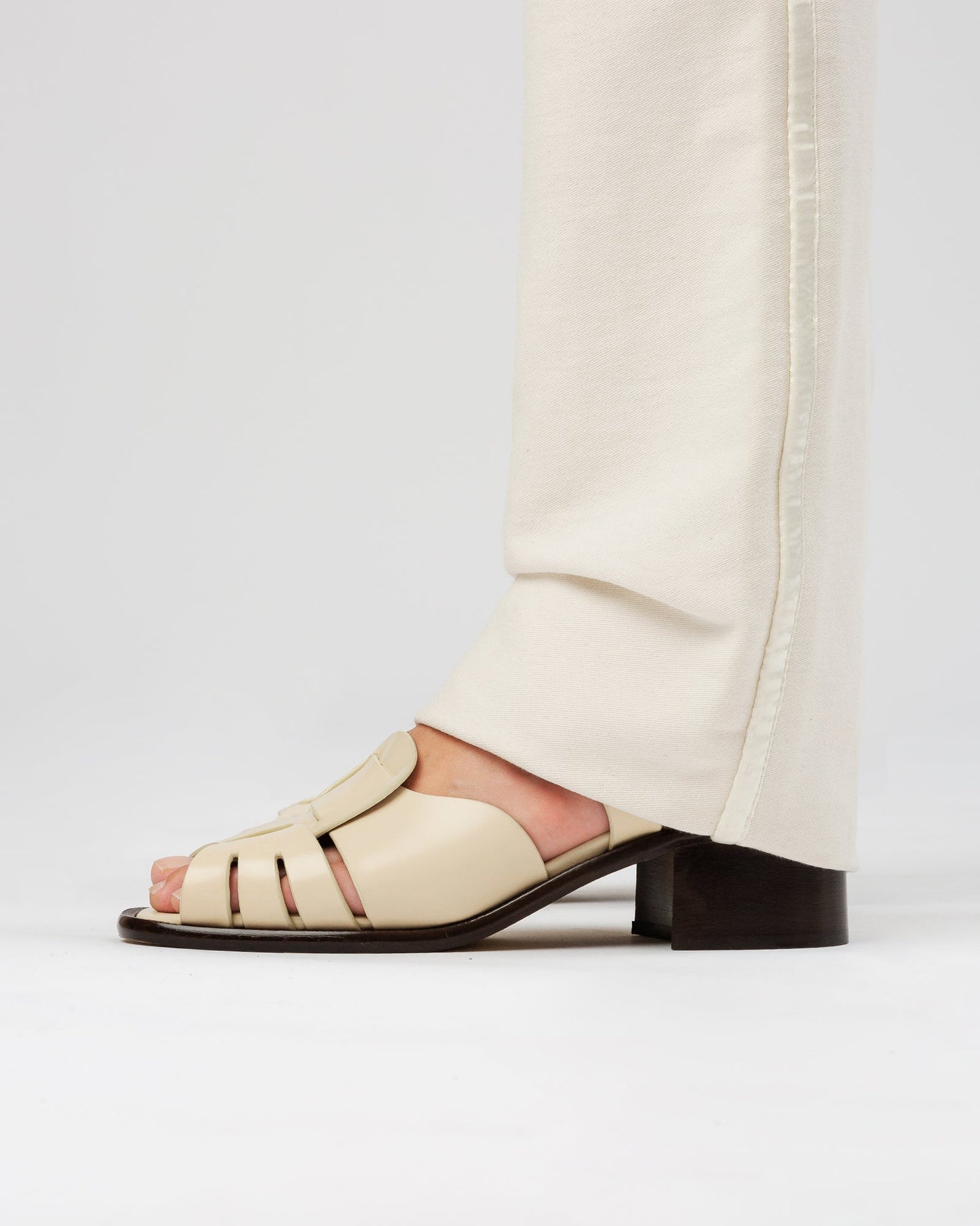ANCORA SQUARED HEELED - Open-Toe Fisherman Sandal | Hereu for sale