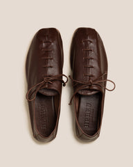 PLEGADA SHINY - Deconstructed Lace-up Shoe | Hereu sale
