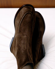 JULIOL BOOT SUEDE - Soft Low-Calf Boot | Hereu discount