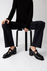 ALBER HEELED - T-Bar Loafer | Hereu outlet