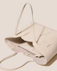 SEPAL S GRAINY - Tulip Shape Zipped Tote Bag | Hereu discount