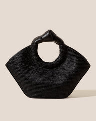 CASTELL RAFFIA - Knotted-handle Tote Bag | Hereu US