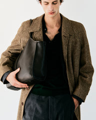 CALELLA SQUARED MEDIUM GRAINY - Leather-trimmed Tote Bag | Hereu near me
