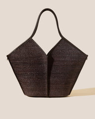 CALELLA RAFFIA - Leather-trimmed Tote Bag | Hereu for sale