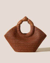 CASTELL RAFFIA - Knotted-handle Tote Bag | Hereu outlet
