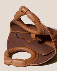CASTELL RAFFIA - Knotted-handle Tote Bag | Hereu outlet