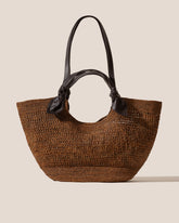 FONOL L RAFFIA - Crocheted Raffia Basket | Hereu on sale