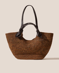 FONOL L RAFFIA - Crocheted Raffia Basket | Hereu on sale