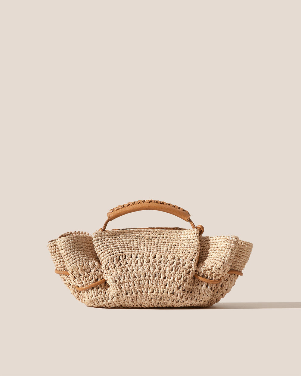 ARTA MINI CROCHET RAFFIA - Pleated Crossbody Bag | Hereu discount