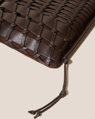 TRENA SUEDE - Flat Square Crossbody Bag | Hereu near me