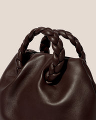BOMBON - Plaited-handle Leather Handbag | Hereu online