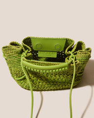 ARTA MINI CROCHET RAFFIA - Pleated Crossbody Bag | Hereu near me