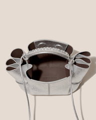 ARTA MINI METALLIC - Pleated Crossbody Bag | Hereu outlet