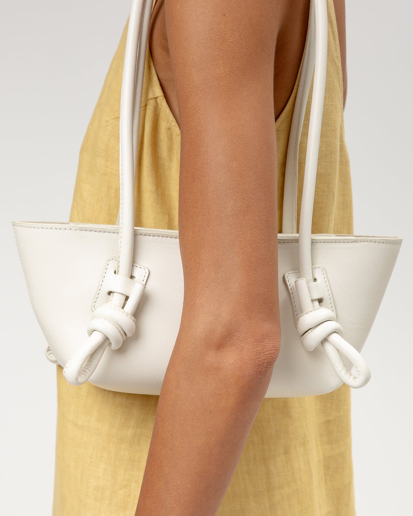 FLECA MINI SHOULDER - Knotted-handle Shoulder Bag | Hereu on sale