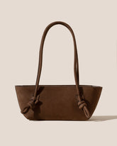 FLECA NUBUCK - Knotted-handle Shoulder Bag | Hereu on sale