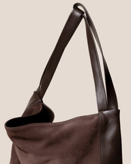 CADOR SUEDE - Slouchy Shoulder Bag | Hereu discount