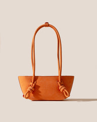 FLECA MINI SHOULDER NUBUCK - Knotted-handle Shoulder Bag | Hereu for sale