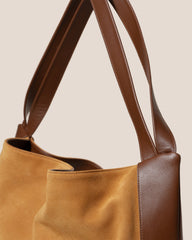 CADOR SUEDE - Slouchy Shoulder Bag | Hereu on sale