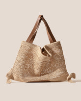 CADOR RAFFIA MESH - Slouchy Shoulder Bag | Hereu near me