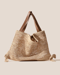 CADOR RAFFIA MESH - Slouchy Shoulder Bag | Hereu near me