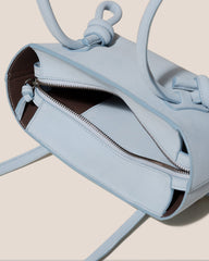 FLECA MINI SHOULDER NUBUCK - Knotted-handle Shoulder Bag | Hereu on sale