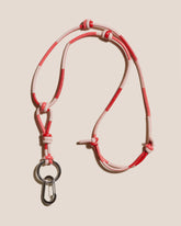GERANI KEYCHAIN - Hand-Knotted Patchwork Keychain | Hereu near me