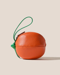 TARONJA PURSE - Orange-Shaped Leather Coin Purse | Hereu outlet