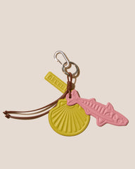 LAMAR KEYCHAIN - Embossed Leather Keychain | Hereu discount