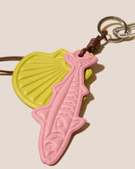 LAMAR KEYCHAIN - Embossed Leather Keychain | Hereu discount