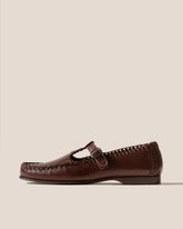 ALCOVER SUPPLE SHINY - Braided Seams T-bar Loafer | Hereu US