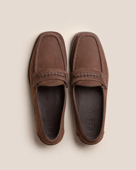 BORADA BORDON NUBUCK - Slip-on Moc Toe Loafer | Hereu for sale