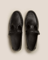 ALCOVER SUPPLE SHINY - Braided Seams T-bar Loafer | Hereu outlet