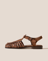 ALARO SUEDE - Square-Toe T-bar Sandal | Hereu on sale