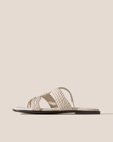 LINA WOVEN - Strappy Toe-Post Sandal | Hereu discount