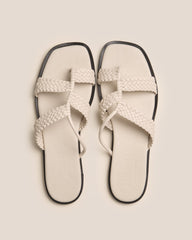 LINA WOVEN - Strappy Toe-Post Sandal | Hereu discount