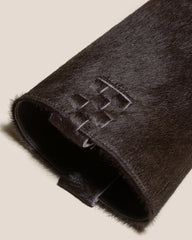 Hereu Boots | ANELLA CALF HAIR - Interwoven Detailed Pull-On Boot - Women