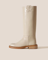 Hereu Boots | ANELLA - Interwoven Detailed Pull-On Boot - Women