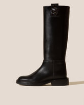 Hereu Boots | ANELLA - Interwoven Detailed Pull-On Boot - Women