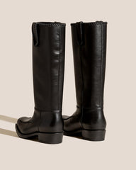 Hereu Boots | GALILEA - Square-Toe Braided Detail Boot - Women