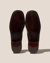 Hereu Boots | QUADRA GRAINY - Square Toe Back Zip Boot - Women