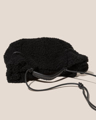 Hereu Crossbody Bags | ARTA MINI CURLY SHEARLING - Pleated Crossbody Bag - Women